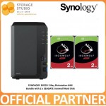 SYNOLOGY 2-Bay Diskstation DS223 Bundle with SEAGATE IRONWOLF 2 x 2TB